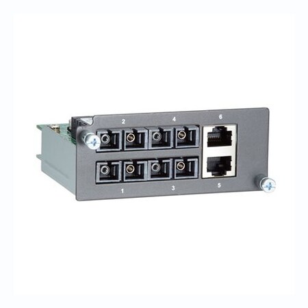 Moxa Fast Eth. Module W/ 4 Multi-Mode 100BasefxPorts W/ Sc, Pm-7200-4Msc2Tx PM-7200-4MSC2TX
